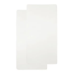 katoenen jersey hoeslaken ledikant 60x120 cm (set van 2) offwhite