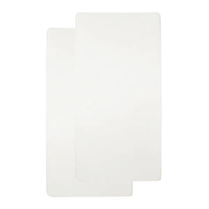 katoenen jersey hoeslaken ledikant 60x120 cm (set van 2) offwhite