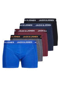 JACK & JONES boxershort JACBLACK FRIDAY (set van 5), Blauw/bordeaux/zwart