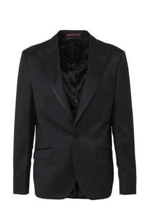 slim fit colbert zwart