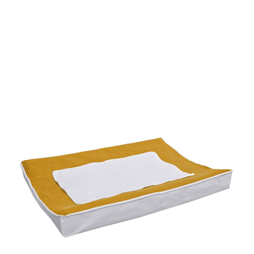 BINK Bedding aankleedkussenhoes 70x45 cm pique oker, Pique Oker