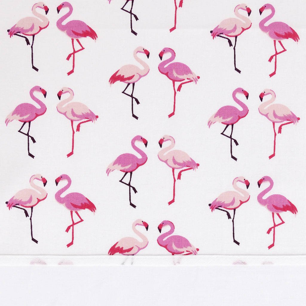 BINK Bedding wieglaken 75x100 cm flamingo, Flamingo