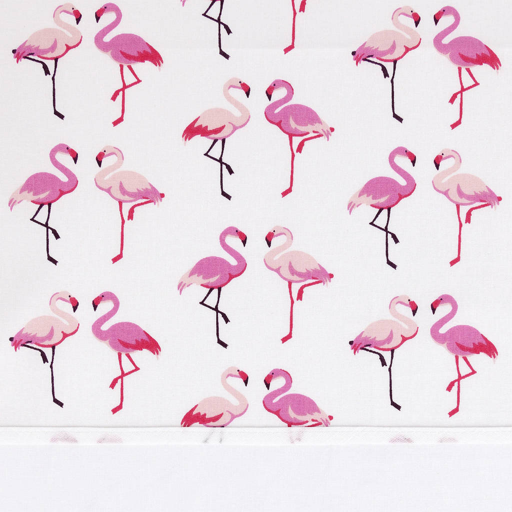 BINK Bedding baby ledikantlaken 100x150 cm flamingo, Flamingo