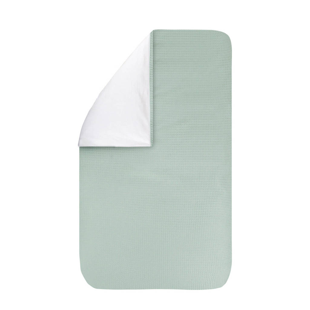 BINK Bedding dekbedovetrek 100x135 cm pique olijf, Pique Olijf