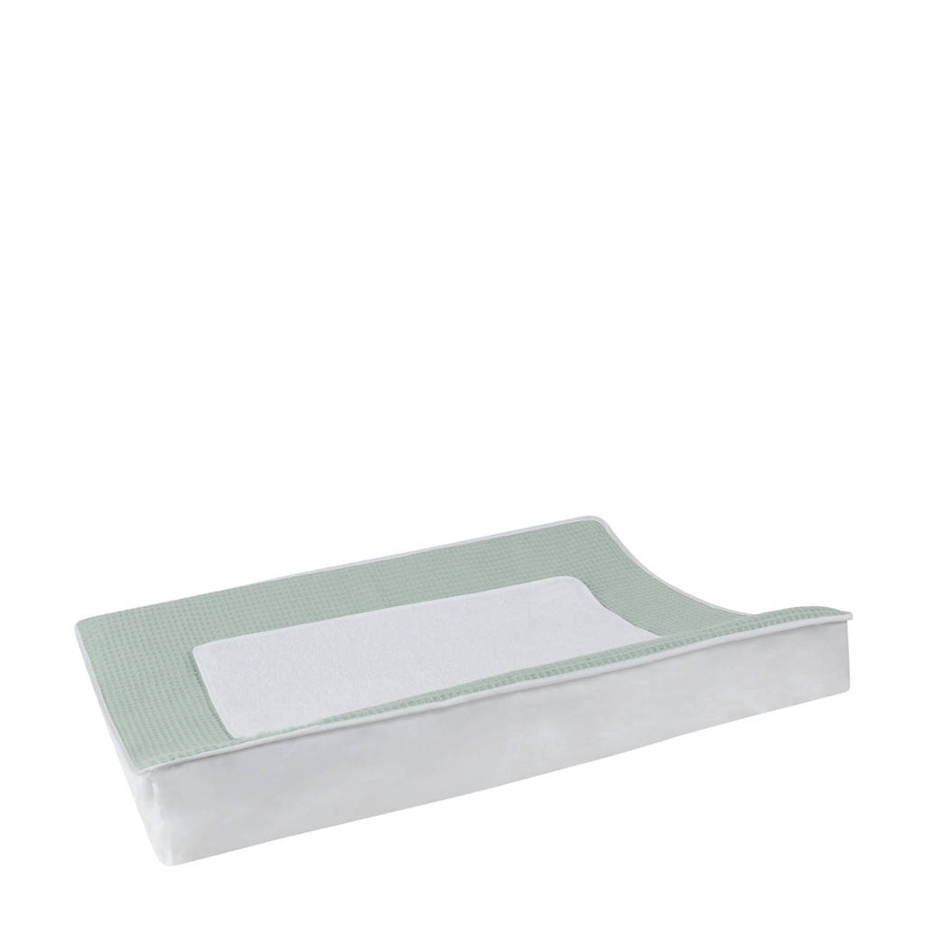 BINK Bedding aankleedkussenhoes 70x45 cm pique olijf, Pique Olijf