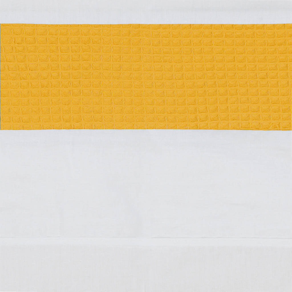 BINK Bedding baby ledikantlaken 100x150 cm pique oker, Pique Oker
