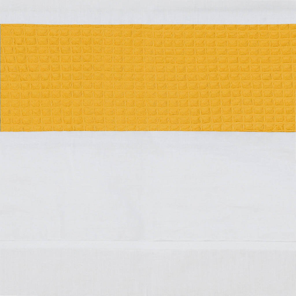 BINK Bedding ledikantlaken 100x150 cm pique oker, Pique Oker