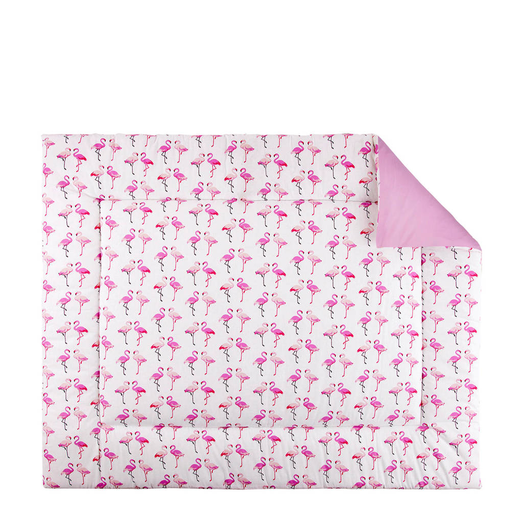 BINK Bedding boxkleed 80x100 cm flamingo, Flamingo