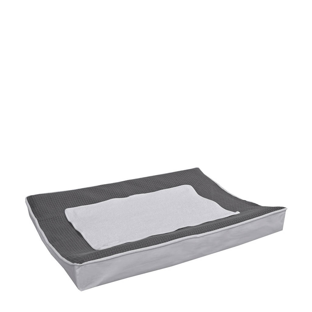 BINK Bedding aankleedkussenhoes 70x45 cm pique antra, Pique Antra