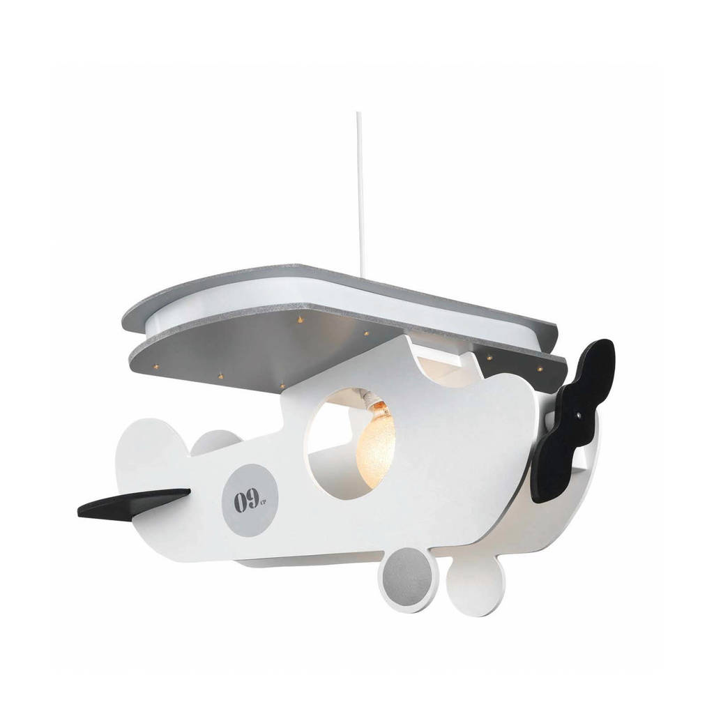 BINK Bedding hanglamp vliegtuig, Wit