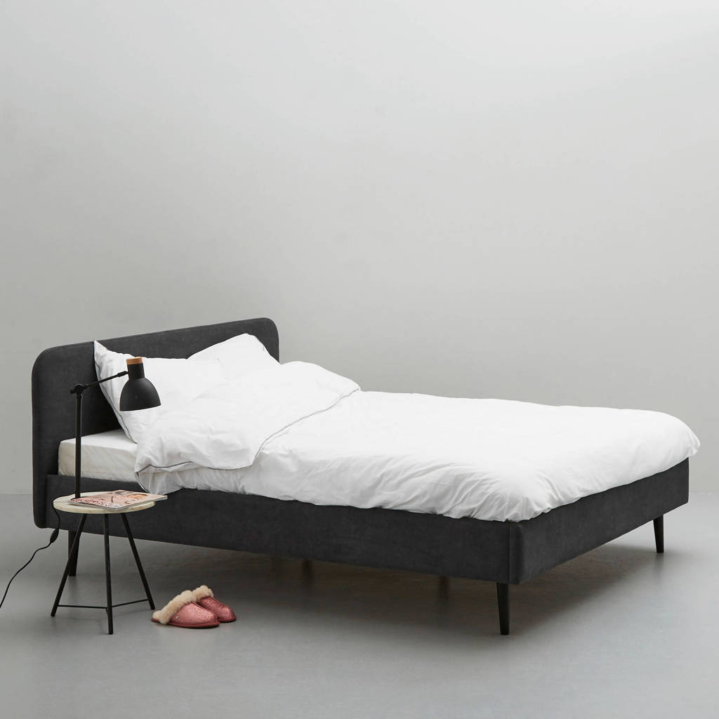 Wehkamp Home bed Portland  (160x200 cm), Antraciet