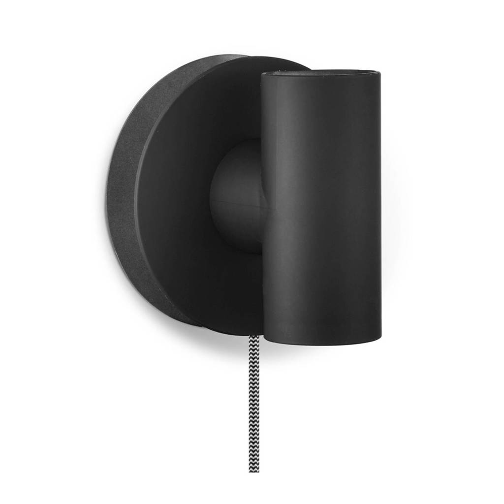 home sweet home wandlamp - Wally, Zwart
