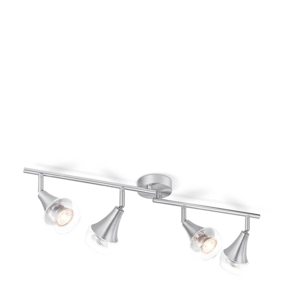 home sweet home LED opbouwspot (4 lampen), Zilver
