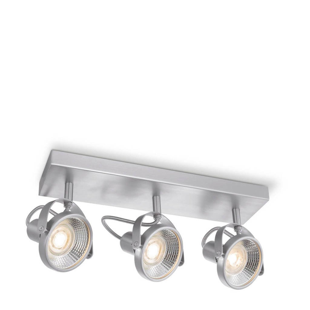 home sweet home LED opbouwspot (3 lampen), Zilver
