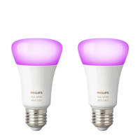 Philips Hue white & color ambiance E27 Bluetooth duopak, Wit