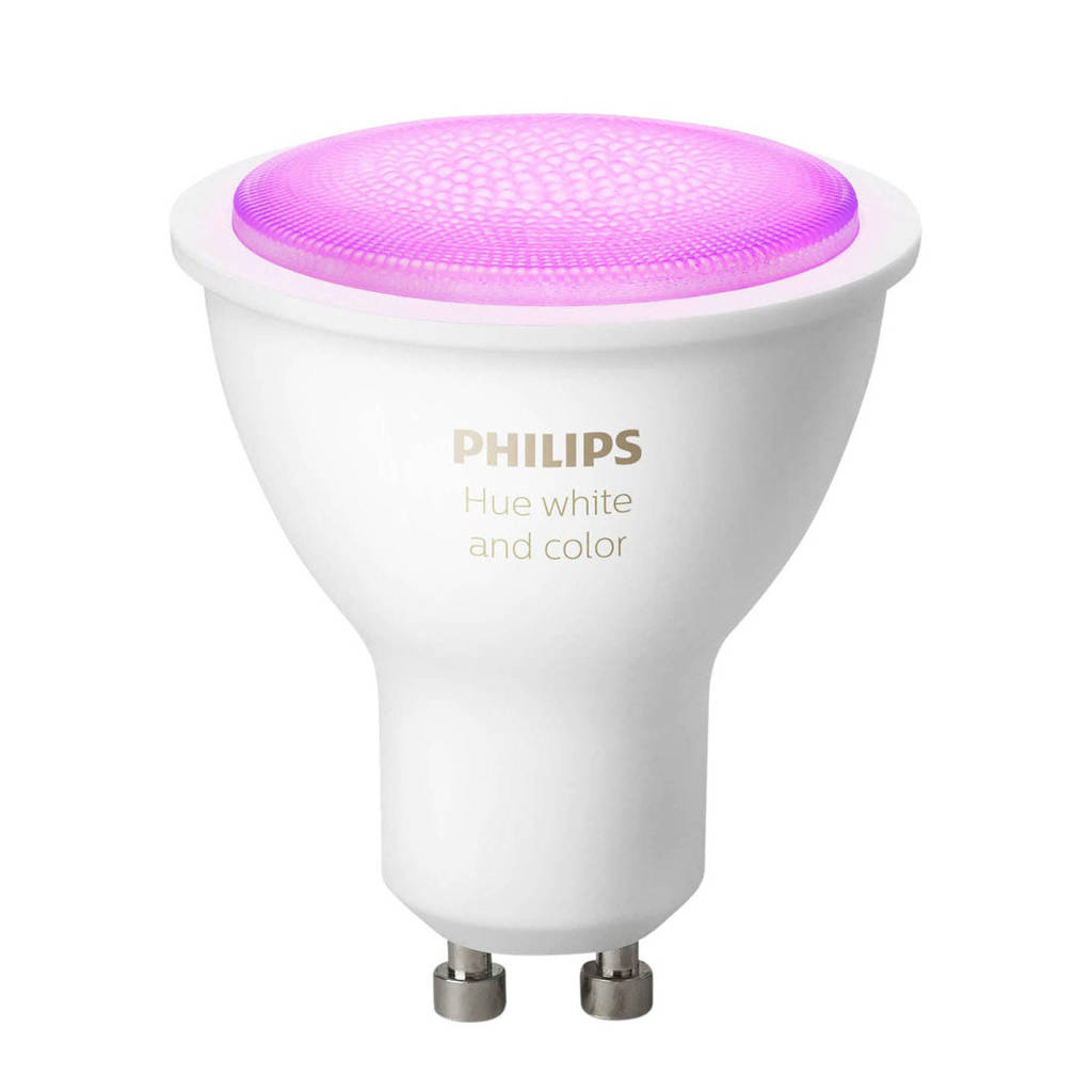 Philips Hue white & color ambiance GU10 Bluetooth, Wit