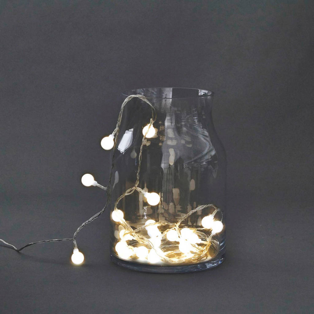 House Doctor lichtsnoer (30 lampen), Transparant