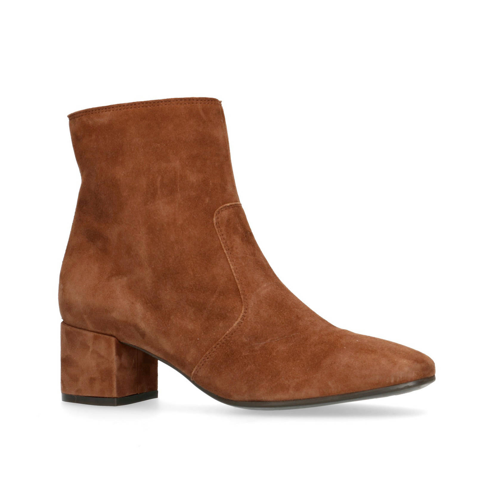 Manfield suède enkellaarzen cognac | wehkamp Manfield suède enkellaarzen okergeel | wehkamp