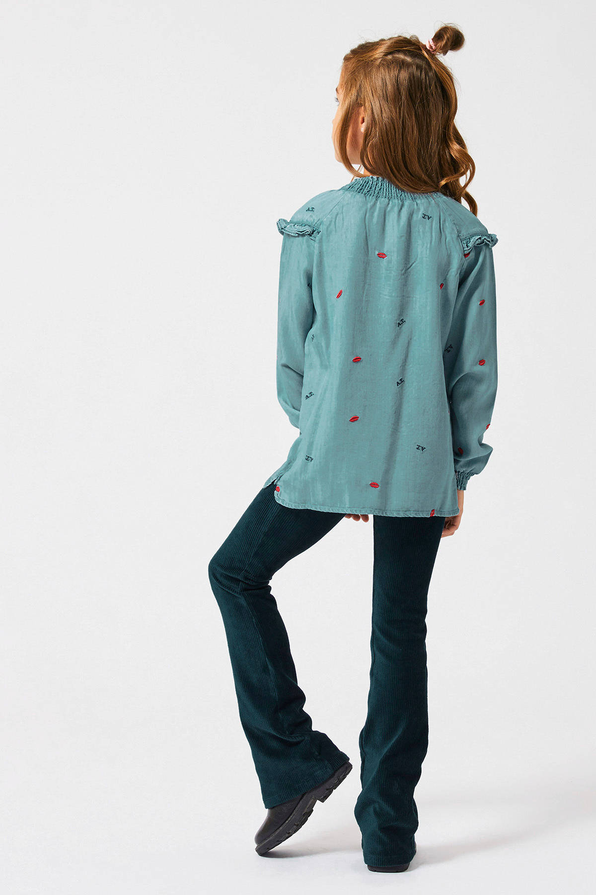 corduroy flared legging