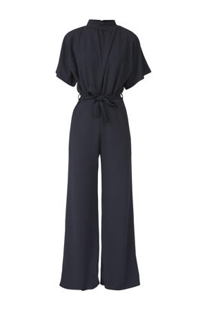 straight jumpsuit zwart