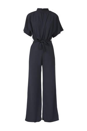straight jumpsuit zwart