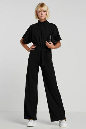 straight jumpsuit zwart