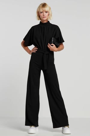 straight jumpsuit zwart