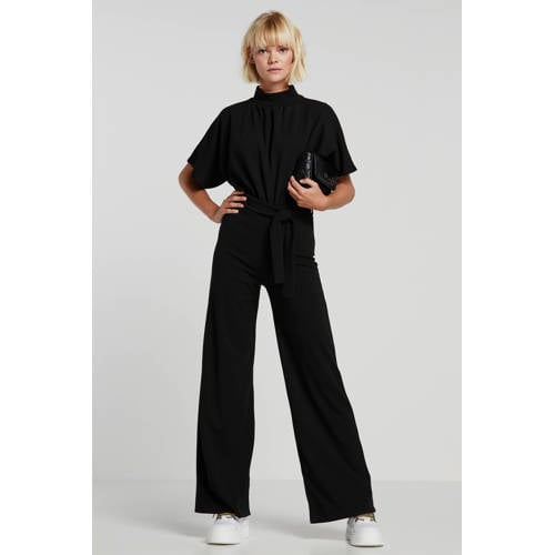 SisterS Point straight jumpsuit zwart afbeelding