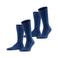 FALKE Happy sokken - blauw (set van 2)