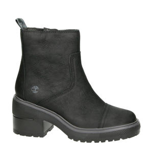 Silver Blossom nubuck enkelboots zwart