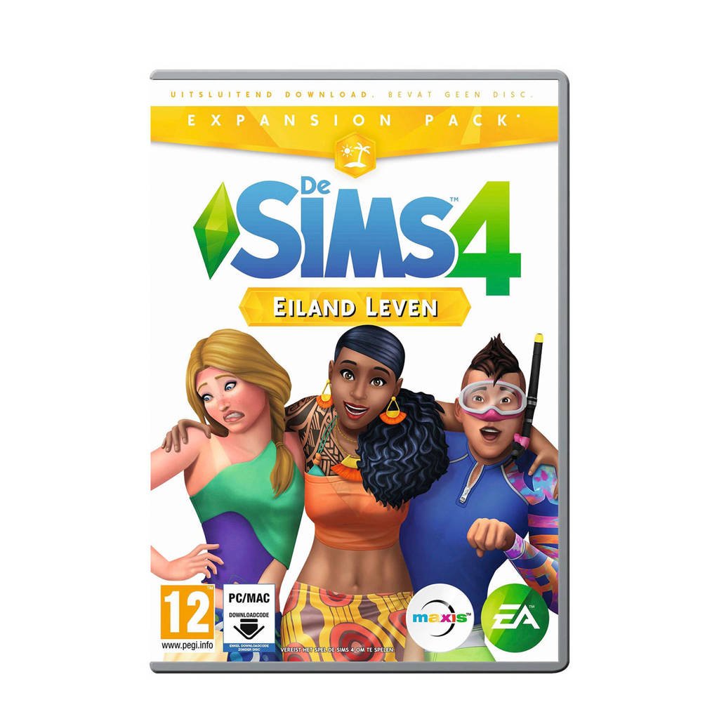 De Sims 4: Eiland Leven Expansion Pack (code in a box) (PC), -
