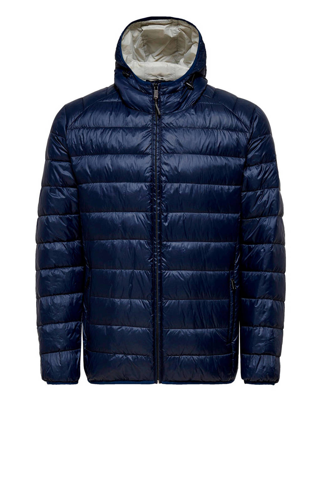ONLY & SONS winterjas donkerblauw, Donkerblauw