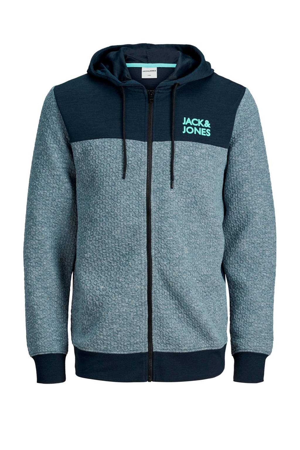 JACK & JONES CORE vest grijs/blauw, Grijs/blauw