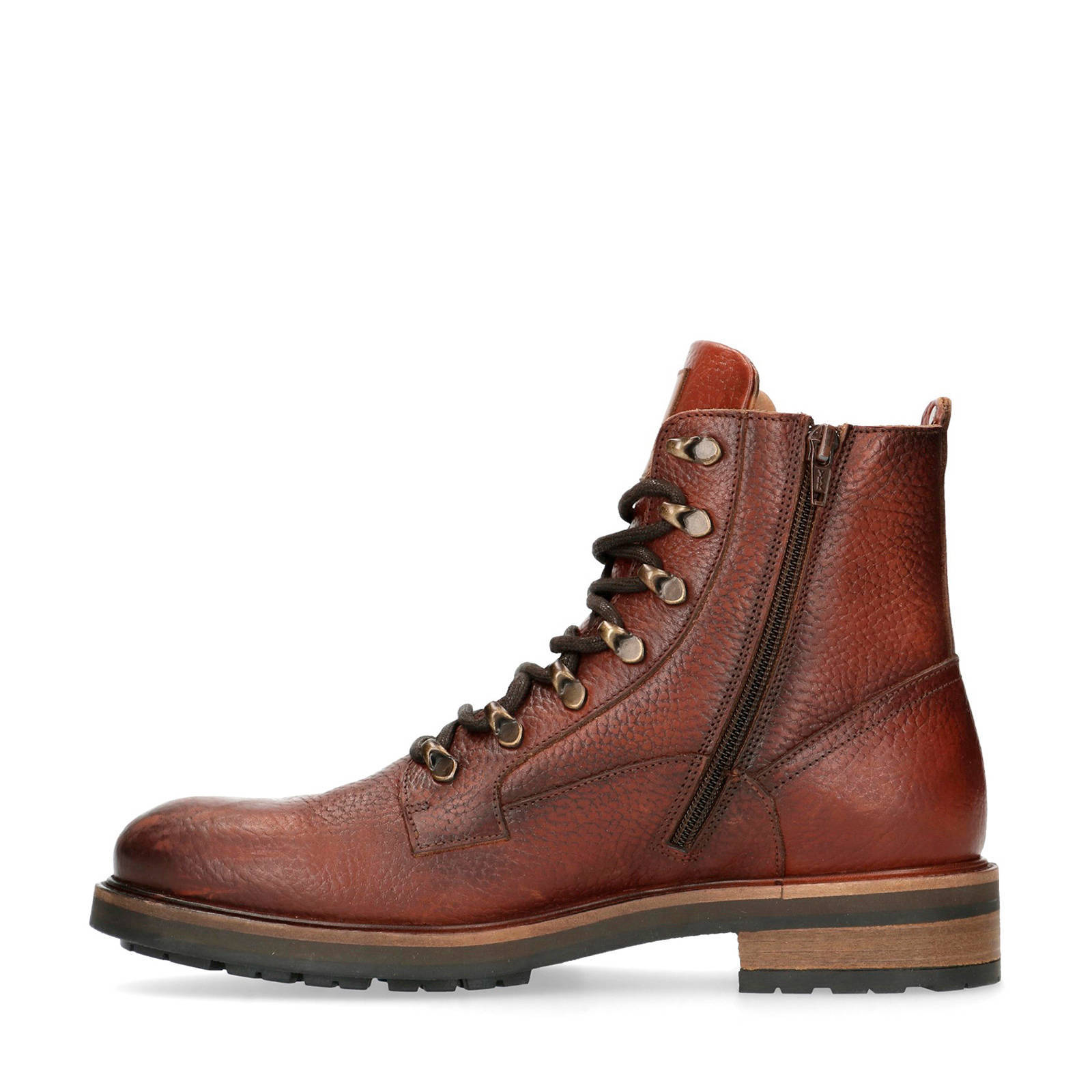 Rehab Nick leren veterboots bruin | wehkamp