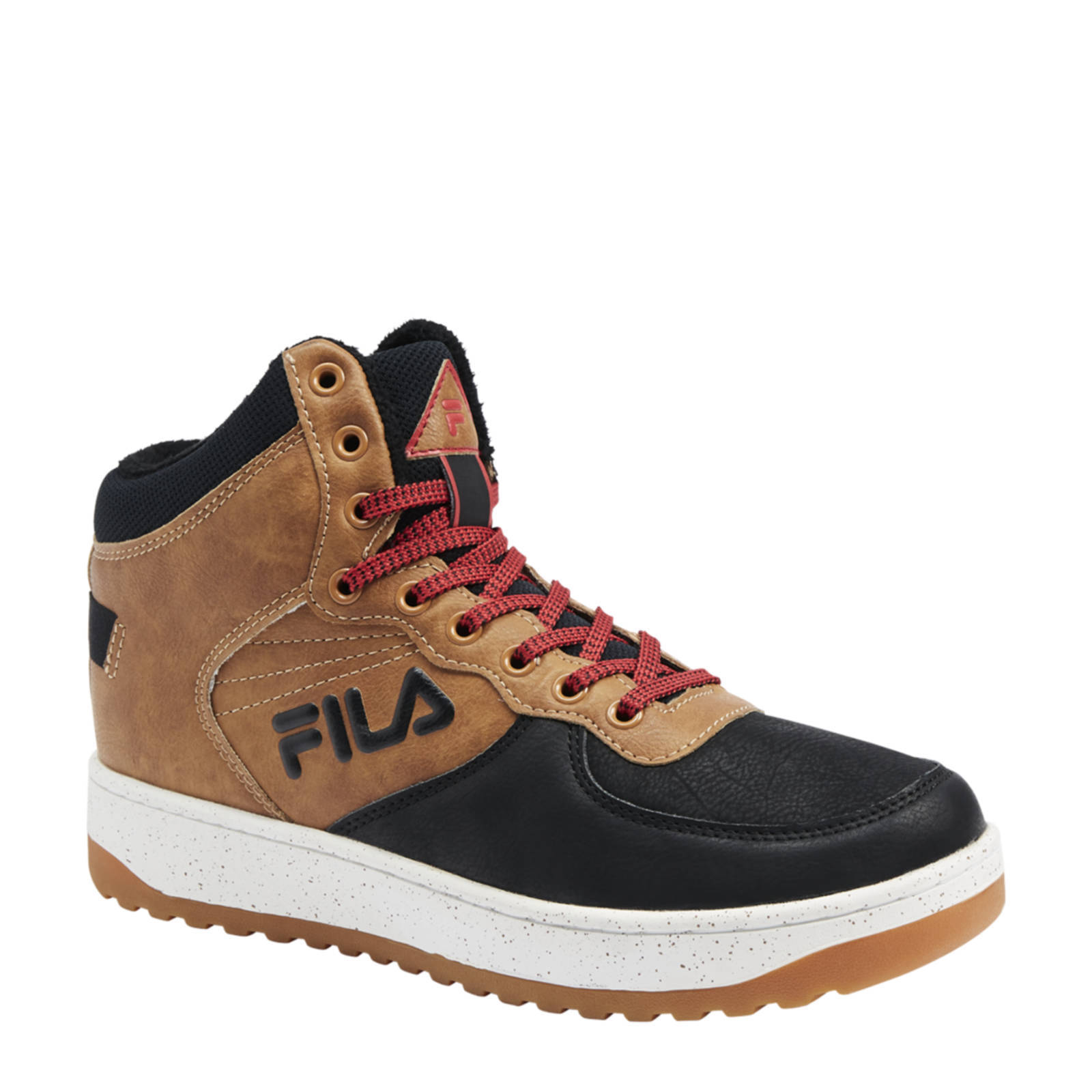 Fila sneakers zwart/bruin | wehkamp