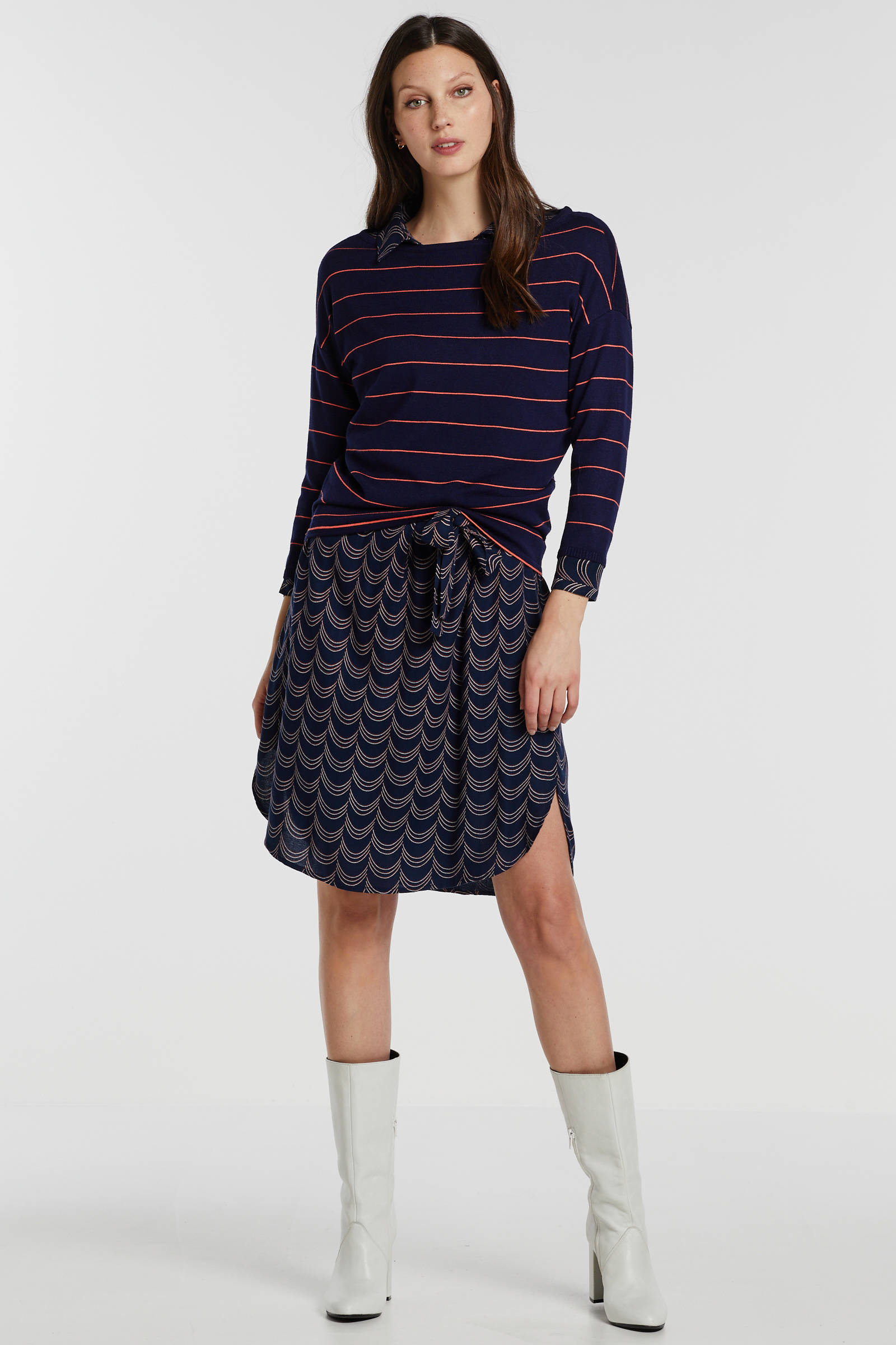 anytime trui met streep donkerblauw | wehkamp anytime trui met streep groen | wehkamp