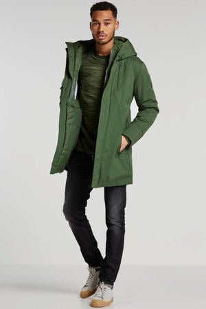 winterjas groen