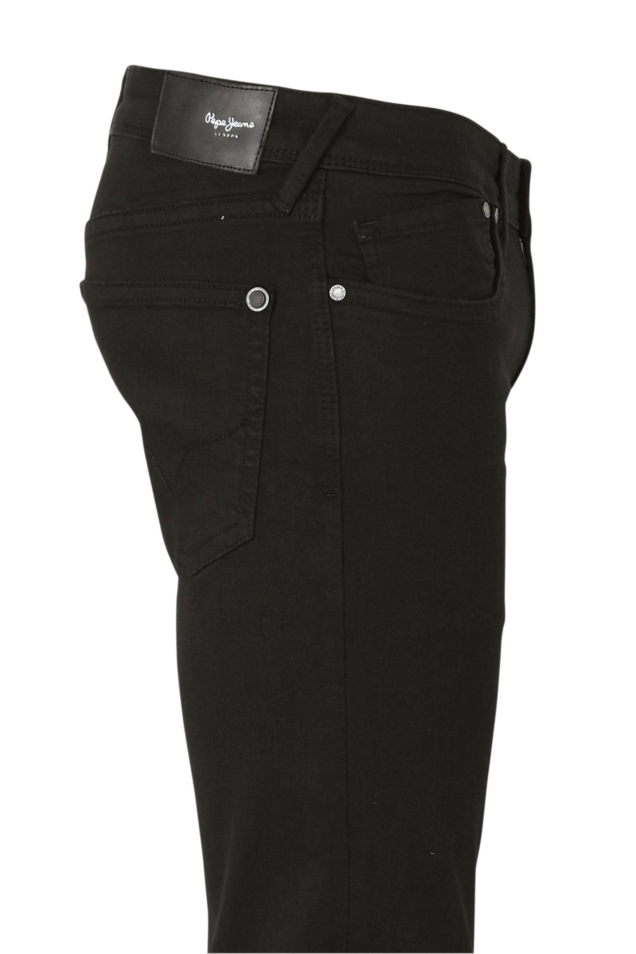 Pepe Jeans Slim fit jeans in 5-pocketmodel, model 'HATCH' in zwart online kopen | P&C