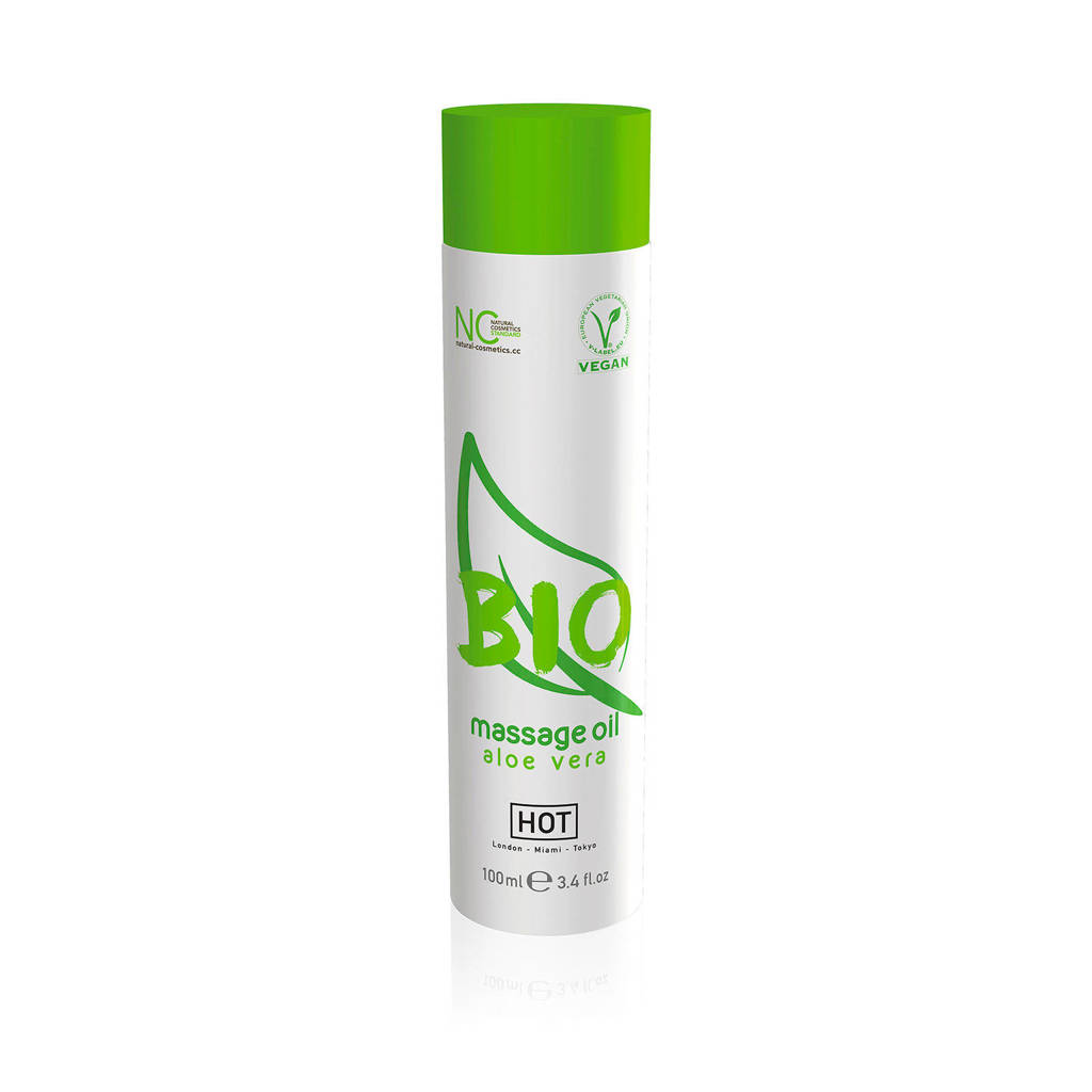 HOT HOT BIO Massage olie - Aloë vera - 100 ml