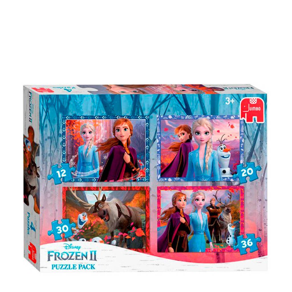 Disney Frozen 2 4-in-1 puzzel legpuzzel 98 stukjes