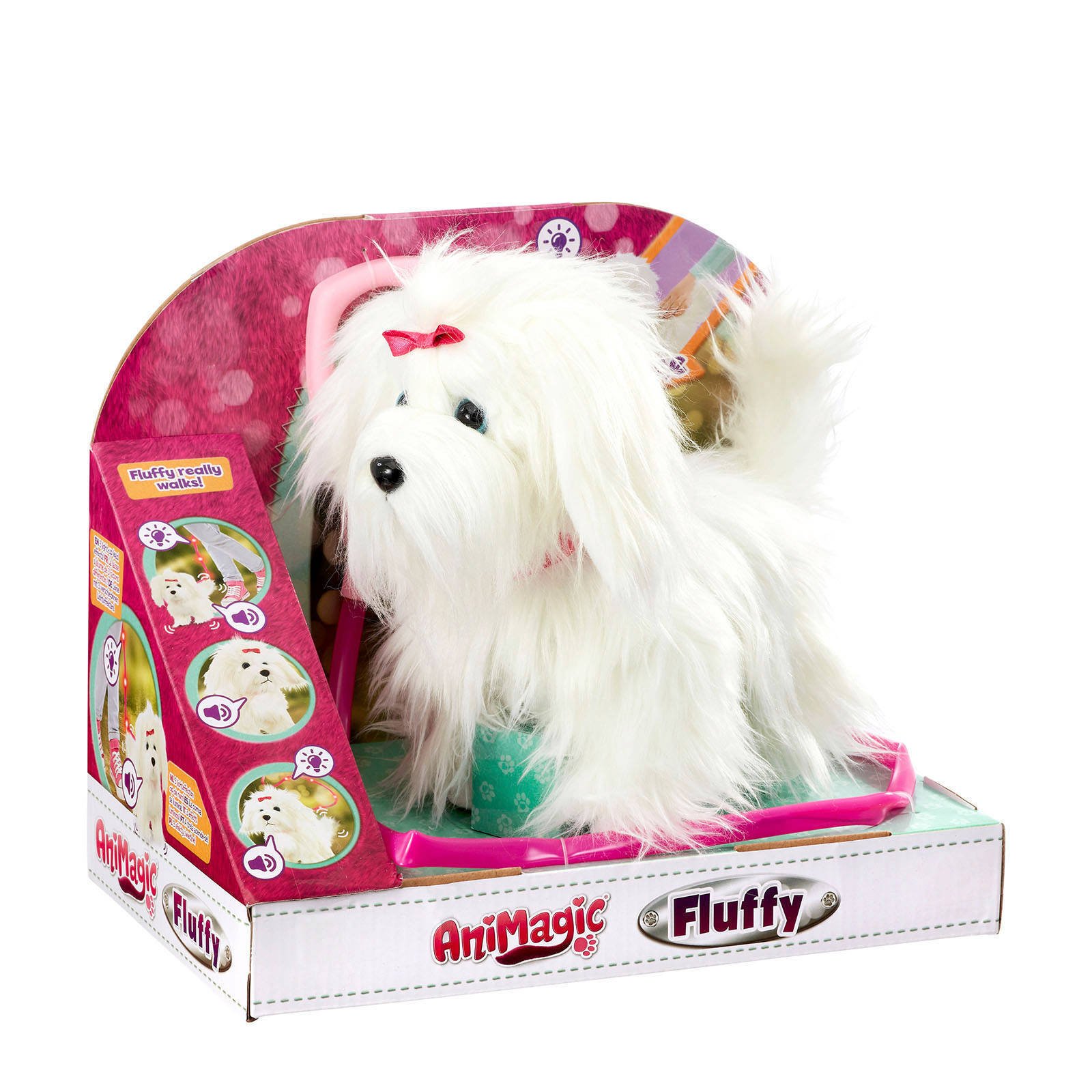 Animagic Fluffy interactieve knuffel Animagic Fluffy interactieve knuffel
