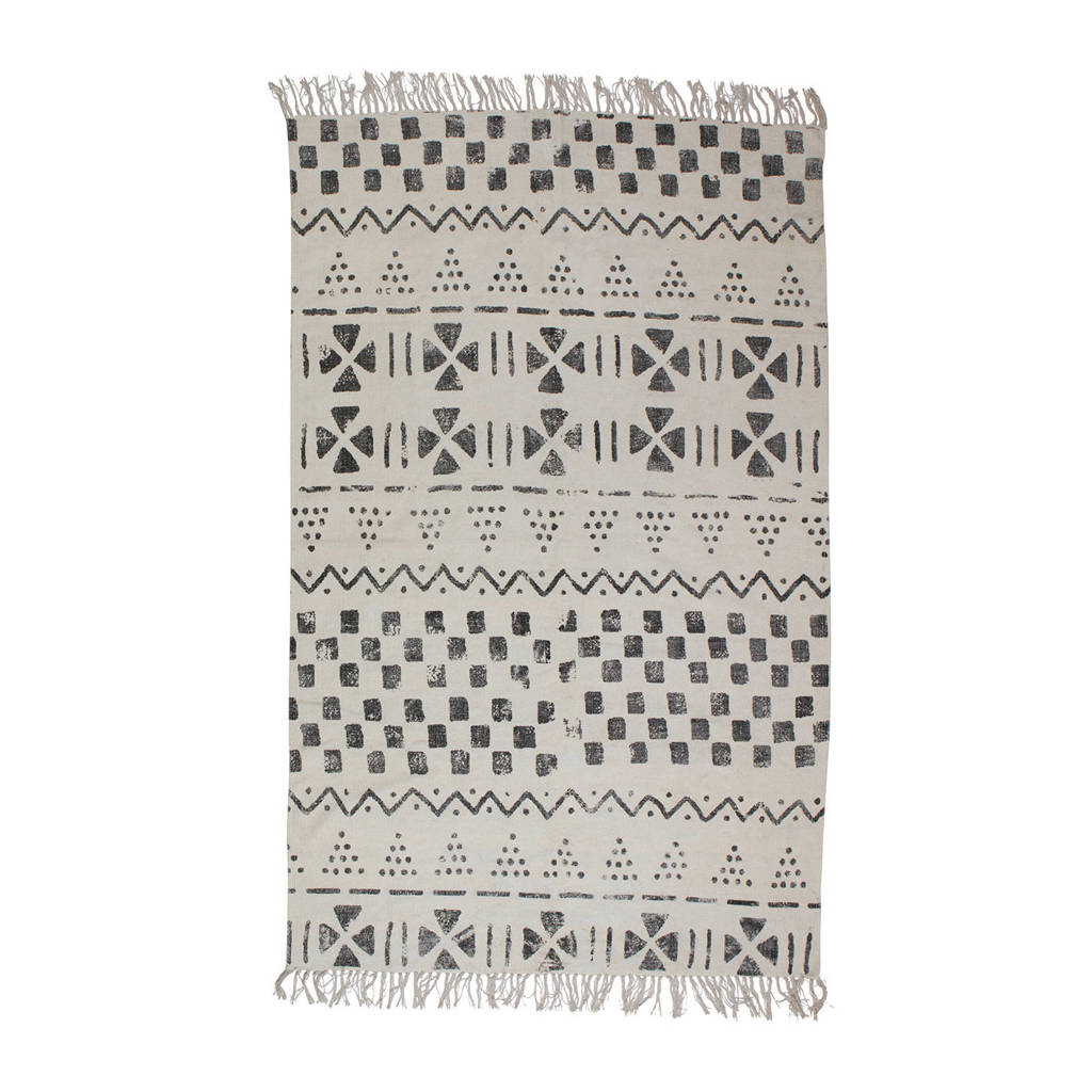 BePureHome vloerkleed Stamp (240x160 cm), Off-White
