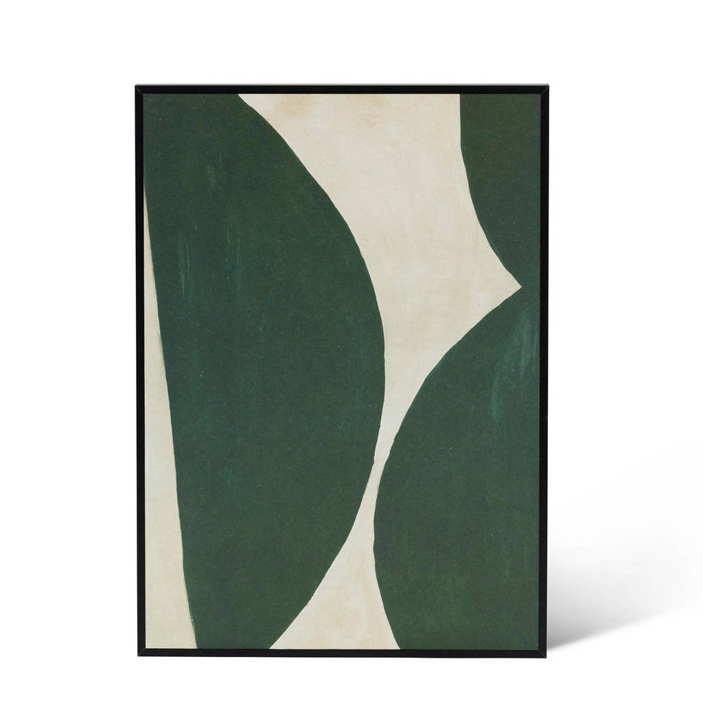 Urban Nature Culture poster in lijst (35x25 cm), Groen