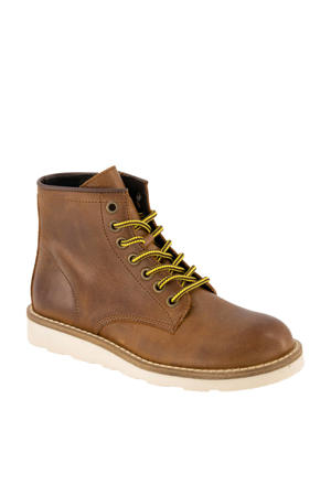 leren veterboots bruin