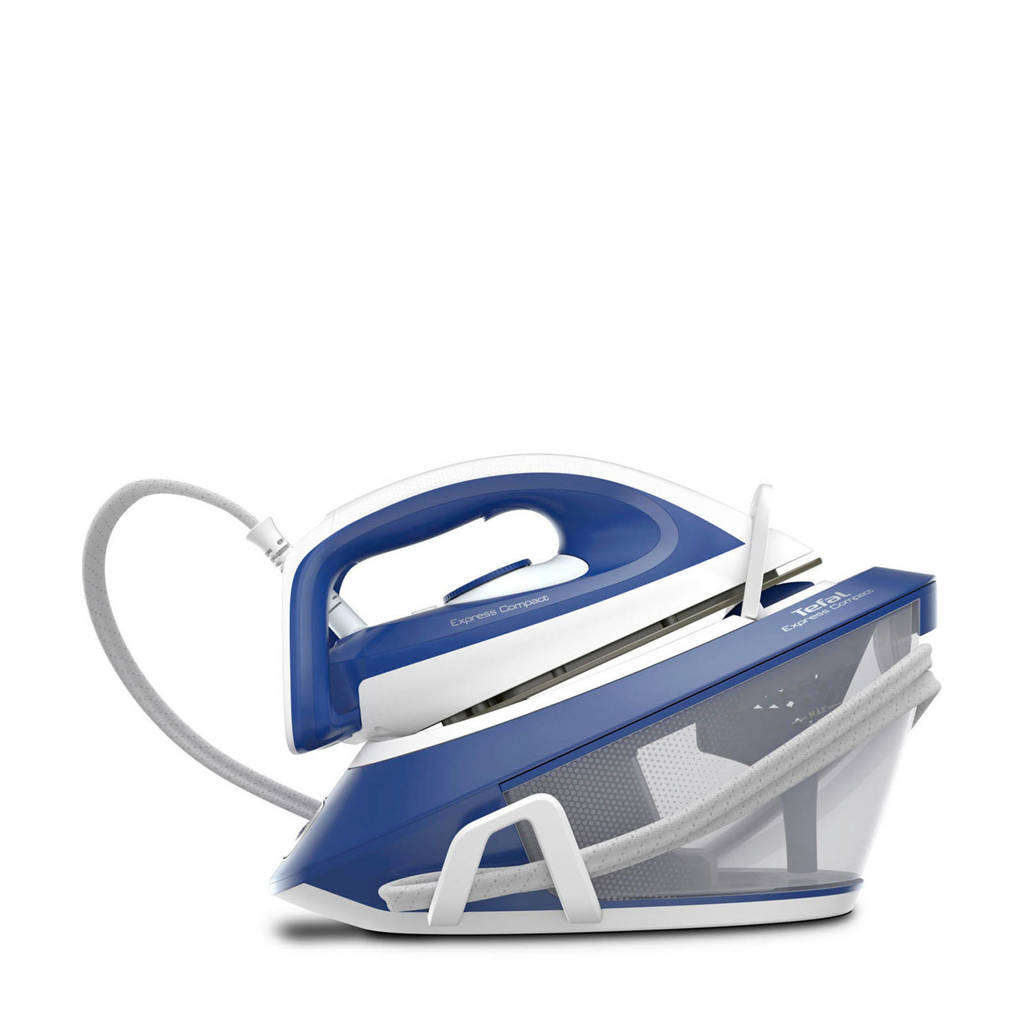 Tefal SV7112 stoomstrijksysteem Express Compact, Blauw, wit
