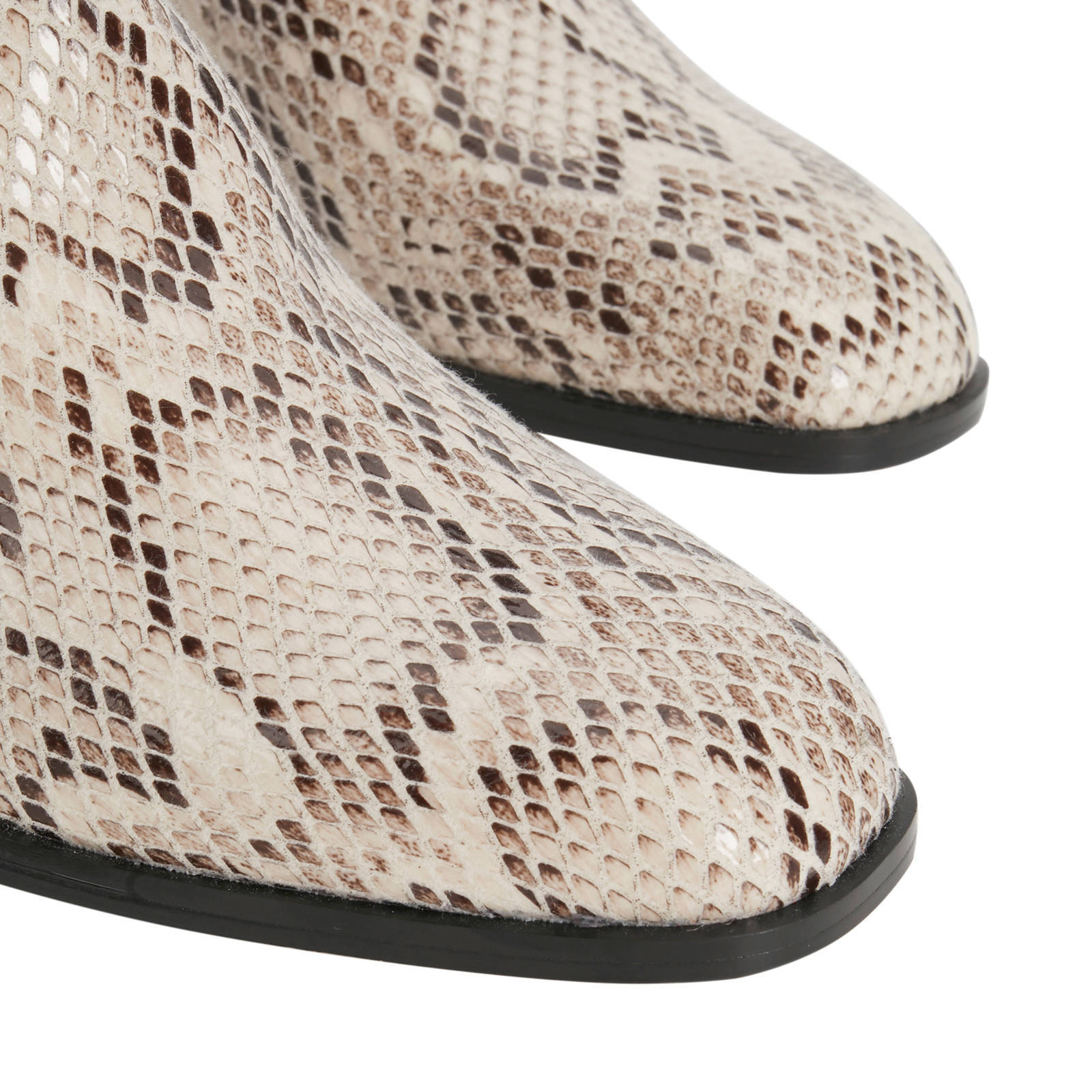 enkellaarzen slangenprint beige enkellaarzen slangenprint beige
