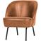 WOOOD WOOOD Vogue Fauteuil - Leer - Cognac -  69x57x70