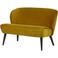 WOOOD WOOOD Sara Bankje - Velvet - Oker - 73x110x72