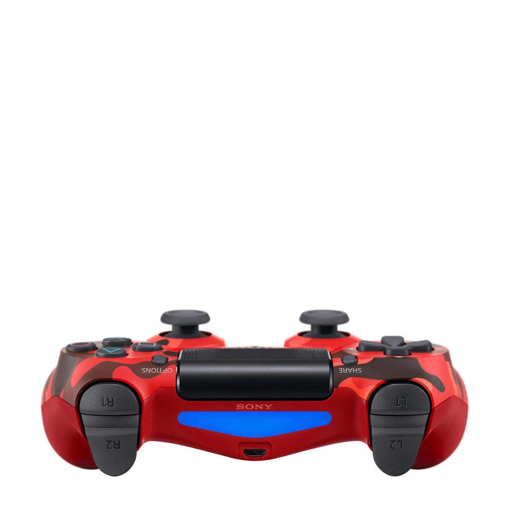 Sony PS4 Wireless Dualshock 4 V2 controller rood camo wehkamp