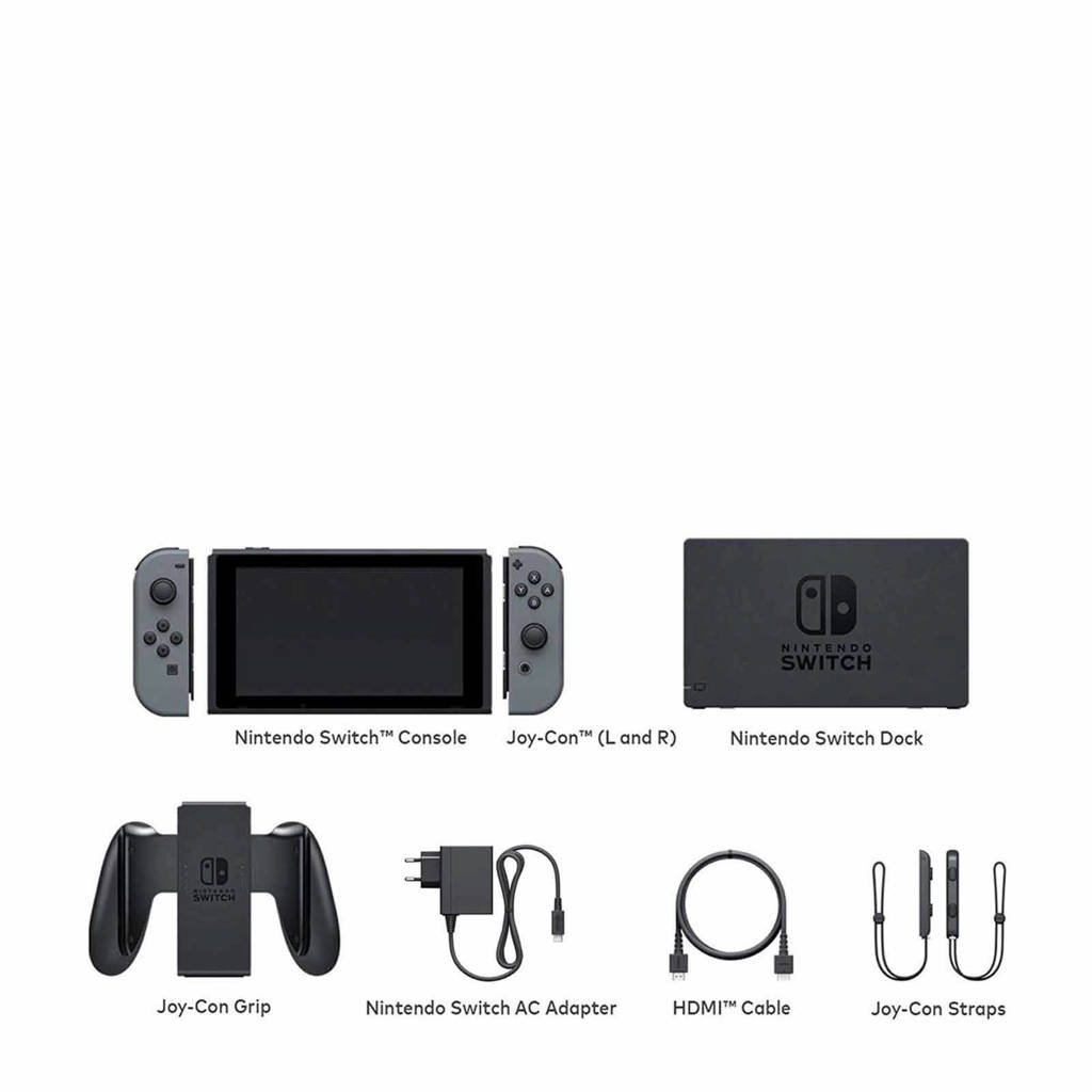 diep handig overdrijven Nintendo Switch (grijs) | wehkamp